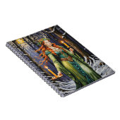 Brigid Imbolc Kaarslicht Bos Celtic Wiccan Notitieboek (Rechterzijde)