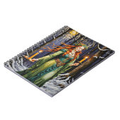 Brigid Imbolc Kaarslicht Bos Celtic Wiccan Notitieboek (Linkerzijde)