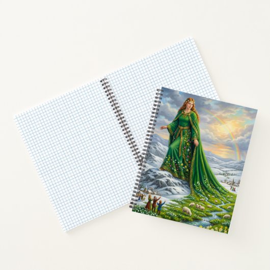 Brigid’s Mantle (Bringing the Spring) Notitieboek (Binnen)