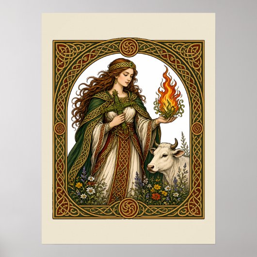 Brigid van de Vlam Poster (Voorkant)
