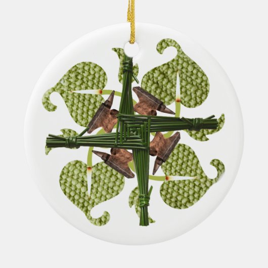 Brigid's Cross Ornament (Achterkant)