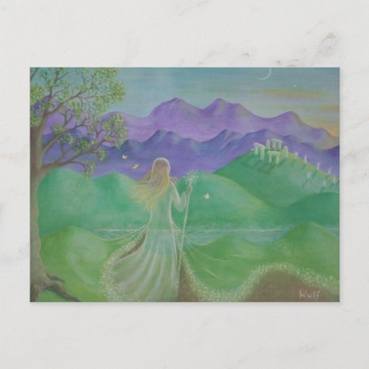 Brigit is Mantle Briefkaart (Voorkant)