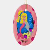 Brigit Pink Mermaid Ornament (Rechts)