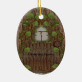 Brigit Pink Mermaid Ornament (Achterkant)