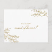 Brigitte Simple Minimal Uitnodiging Briefkaart (Voorkant)