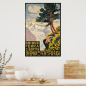 Brigue-Furka-Disentis, Chemin de Fer de la Furka Poster (Keuken)