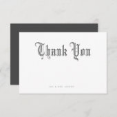 Briketter - Hartelijk dank RSVP Kaartje (Voorkant / Achterkant)