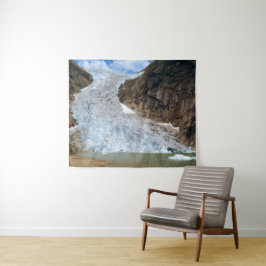 Briksdal Glacier in 1984. Wandkleed