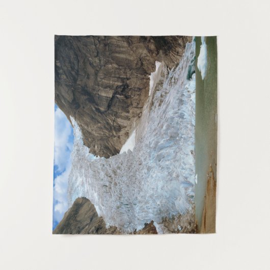 Briksdal Glacier in 1984. Wandkleed (Voorkant)