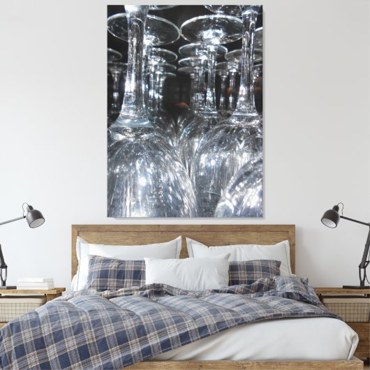 bril canvas afdruk (Insitu (Slaapkamer))