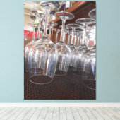 bril canvas afdruk (Insitu (Houten vloer))