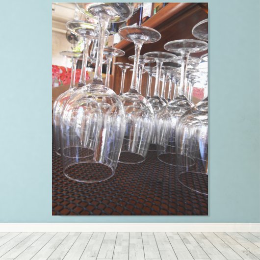 bril canvas afdruk (Insitu (Houten vloer))