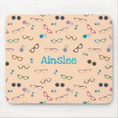 Bril en contactlenzen muismat (Voorkant)