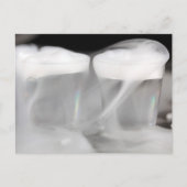 Bril met water en droog ijs briefkaart (Voorkant)