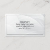 Bril op recept | Oogtest Visitekaartje (Achterkant)