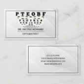 Bril op recept | Oogtest Visitekaartje (Voorkant / Achterkant)