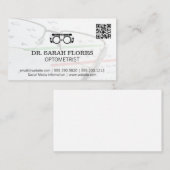 Bril op recept | Optometrist QR-code Visitekaartje (Voorkant / Achterkant)