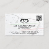 Bril op recept | Optometrist QR-code Visitekaartje (Voorkant)