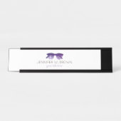 Bril Optometrist Oogarts Bureau Naambordje (Voorkant)