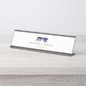 Bril Optometrist Oogarts Bureau Naambordje (Voorkant)