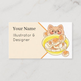 Bril Shiba Piou: Kawaii Tofu Kom Challenge Visitekaartje