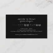 Bril Styling Consultatie Visitekaartje (Achterkant)