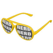 Bril voor nerd feest | Grappige zonnebril voor ner (Gekanteld)