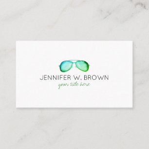 Brilenspecialist Brillen Spectacles groen Visitekaartje