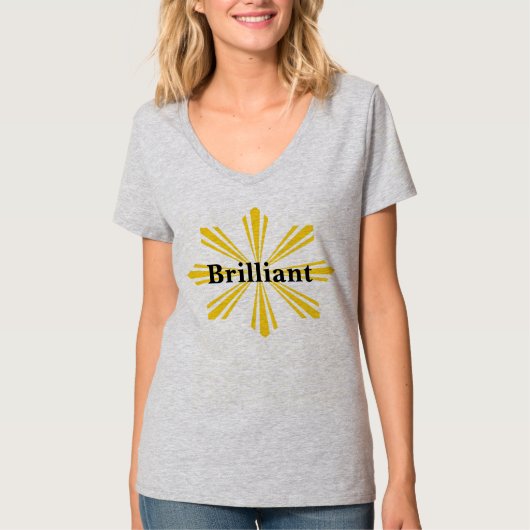Briljant als een Sunburst T-shirt (Voorkant)