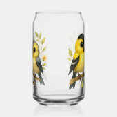 briljant amerikaans goudvinkglas blikvorm glas (Links)