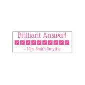 "Briljant Antwoord!" Tutor Stempel (Design)