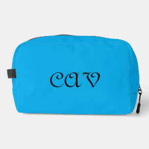 Briljant blauw toilettasje