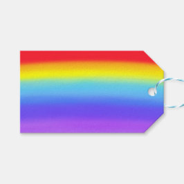 Briljant/Bleke regenboog van Rising Dove Fine Arts Cadeaulabel