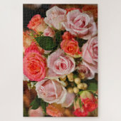 Briljant boeket van rozen legpuzzel (Verticaal)