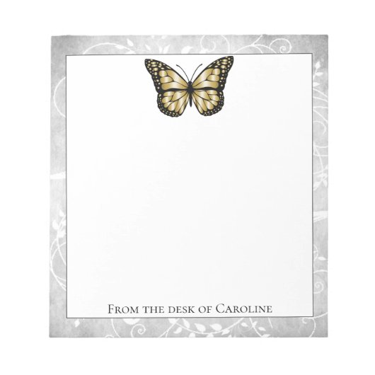 Briljant goudvlinder Notitieblok (Voorkant)