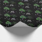 Briljant Happy St. Patrick's Day Diamonds Cadeaupapier (Hoek)