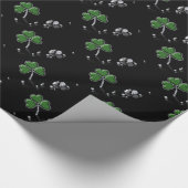 Briljant Happy St. Patrick's Day Diamonds Cadeaupapier (Hoek)