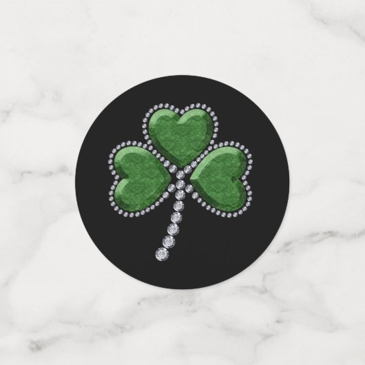 Briljant Happy St. Patrick's Day Diamonds Confetti (Kleine voorkant)