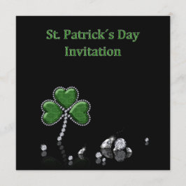 Briljant Happy St. Patrick's Day Diamonds Kaart