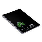 Briljant Happy St. Patrick's Day Diamonds Notitieboek (Rechterzijde)