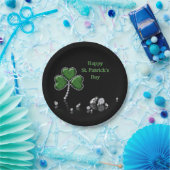 Briljant Happy St. Patrick's Day Diamonds Papieren Bordje (Feest)