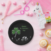 Briljant Happy St. Patrick's Day Diamonds Papieren Bordje (Feest)