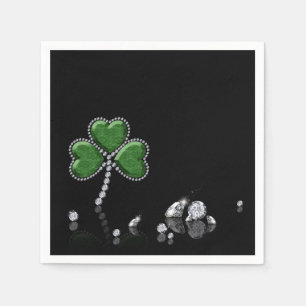 Briljant Happy St. Patrick's Day Diamonds Servet