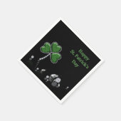 Briljant Happy St. Patrick's Day Diamonds Servetten (Hoek)