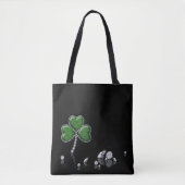 Briljant Happy St. Patrick's Day Diamonds Tote Bag (Voorkant)