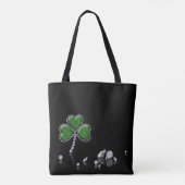 Briljant Happy St. Patrick's Day Diamonds Tote Bag (Achterkant)