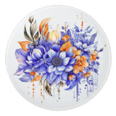 briljant helder boeket keramische knop (Voorkant)