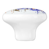 briljant helder boeket keramische knop (Zijkant)