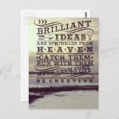 Briljant idee uit de hemel om creatief diepvries m briefkaart (Voorkant / Achterkant)