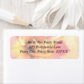 Briljant koraal Daylily Etiket (Insitu)